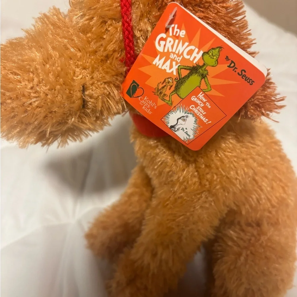 NWT Dr Suess The Grinch Max The Dog Plush Stuffed Animal